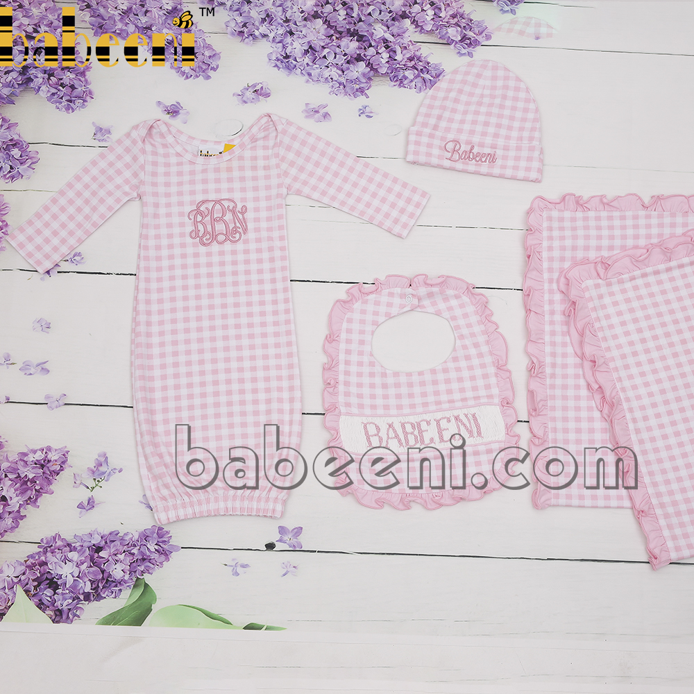 Special Monogrammed Gift Set For Newborn Baby- GS 01